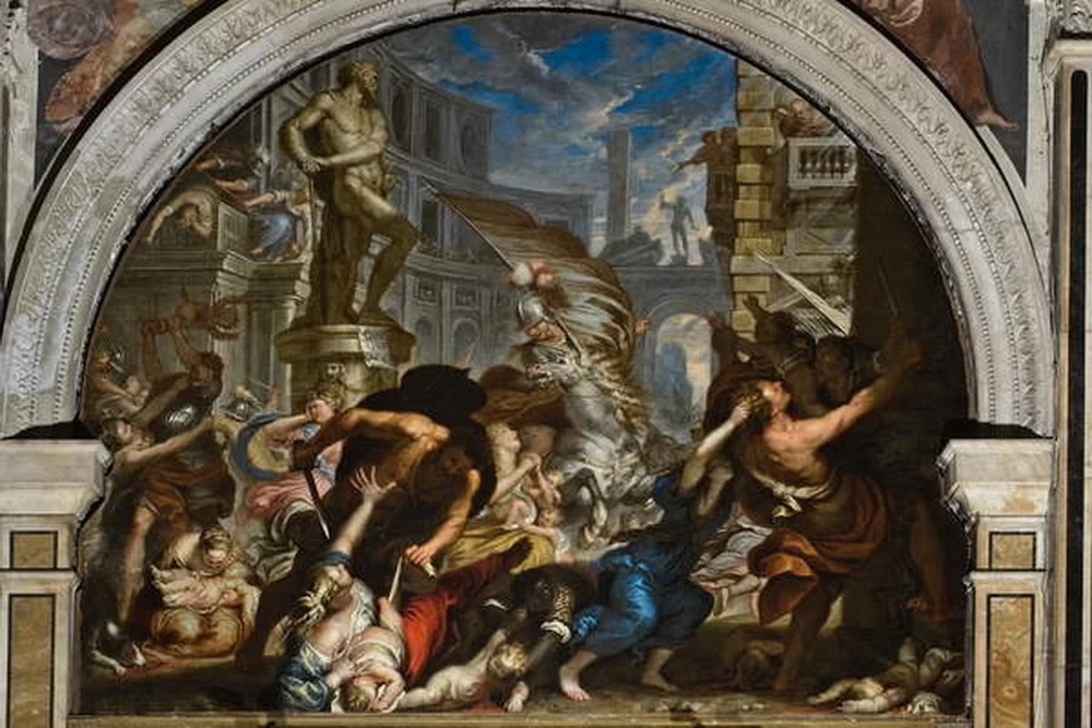 La strage degli innocenti - Chiesa del Gesu' e dei Santi Ambrogio e Andrea, Genova